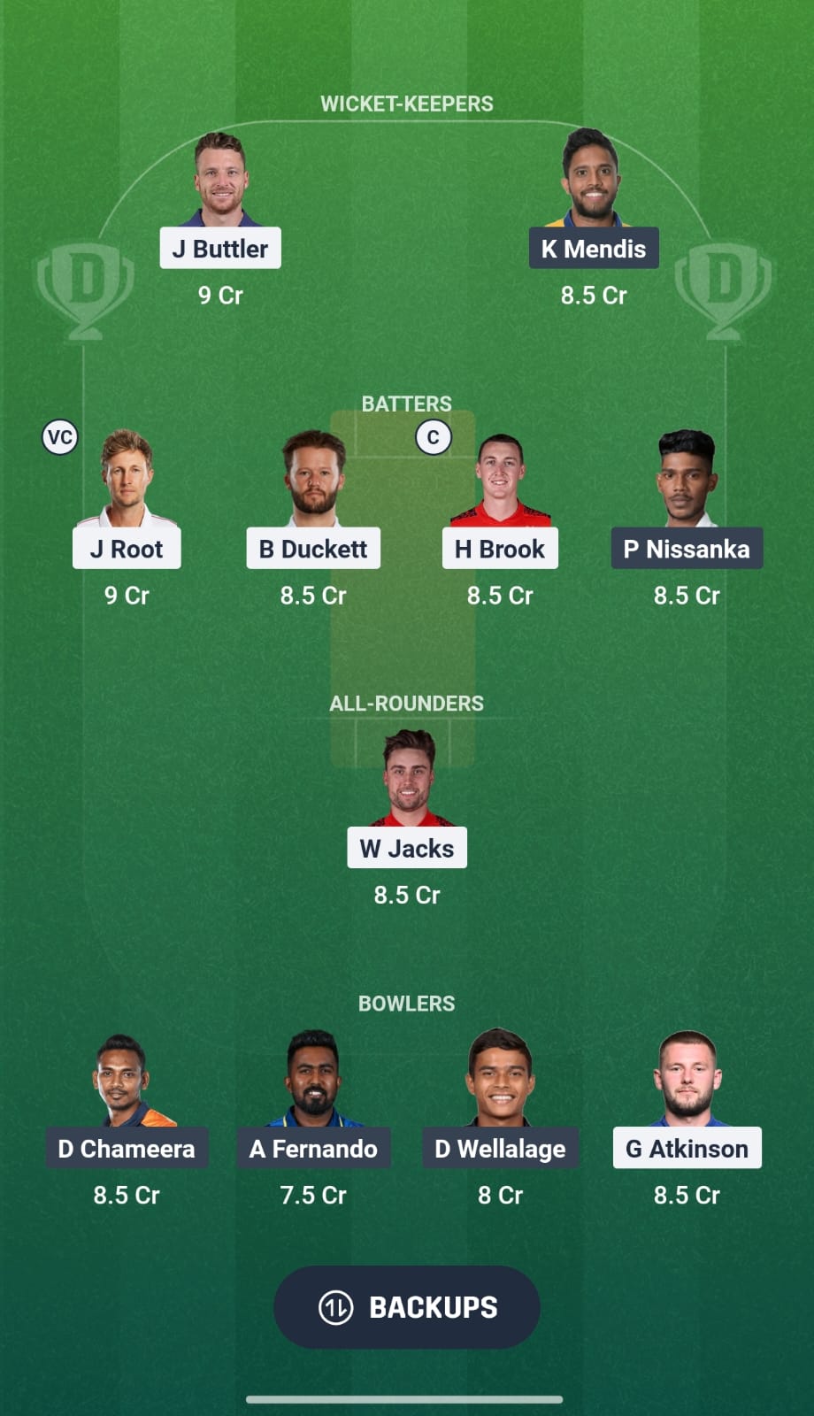 ENG Vs SL 2