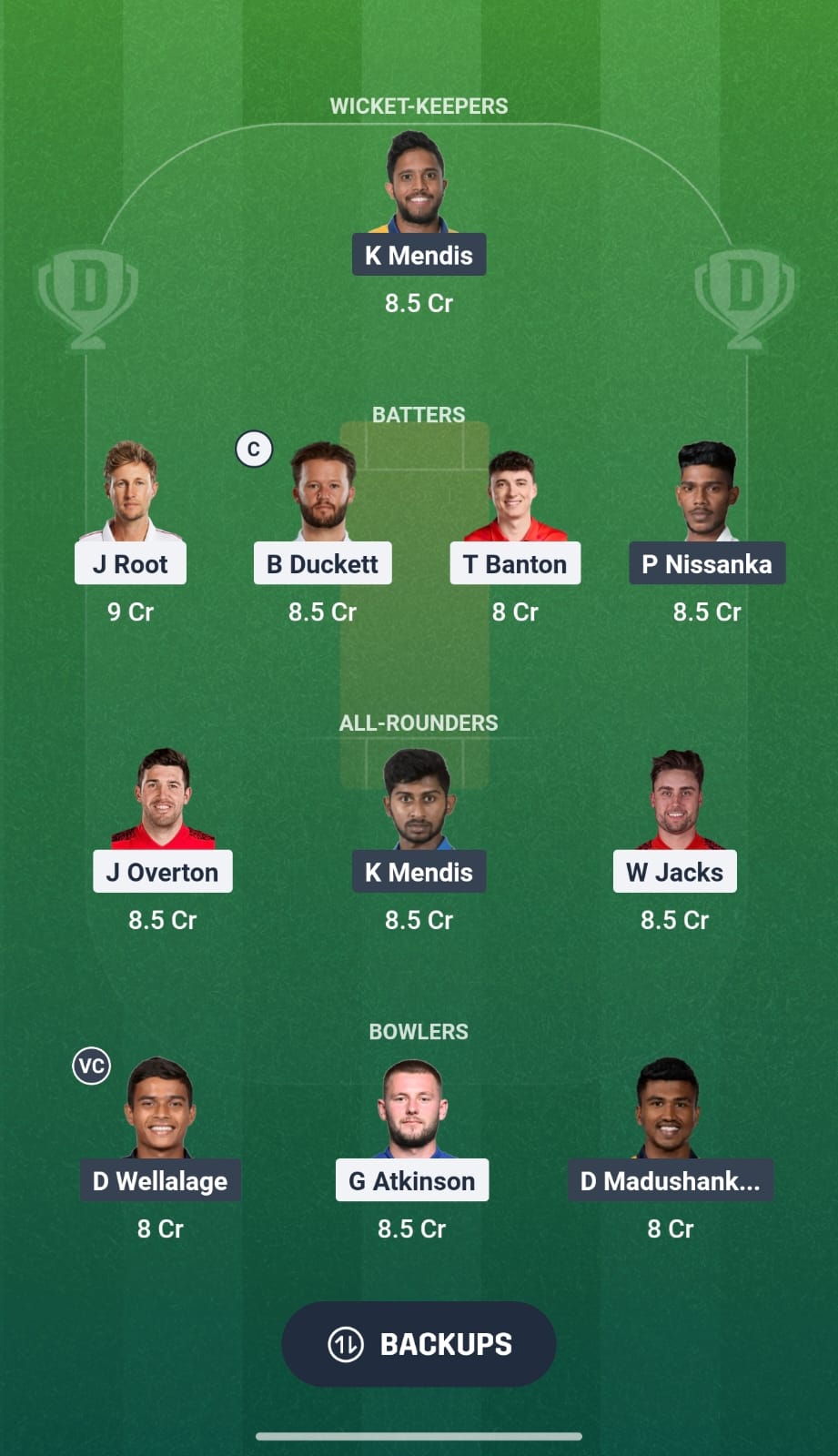 ENG Vs SL 2