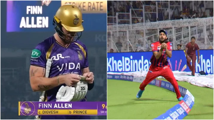 Finn Allen Wicket - KKR vs LSG