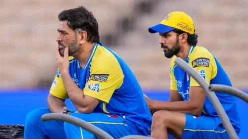 Ruturaj Gaikwad and MS Dhoni