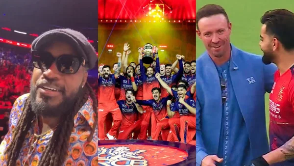 AB de Villiers and Chris Gayle turn emotional