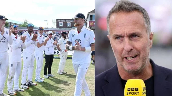 Ben Stokes and Michael Vaughan.