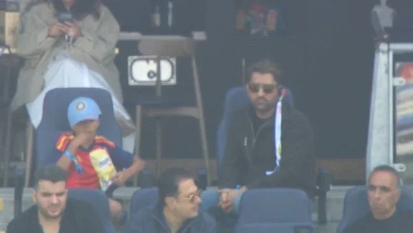 MS Dhoni spotted at Edgbaston