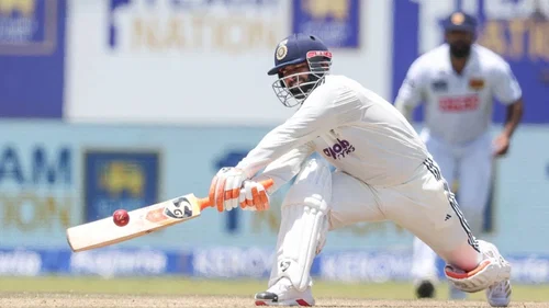 Rishabh Pant of India Test