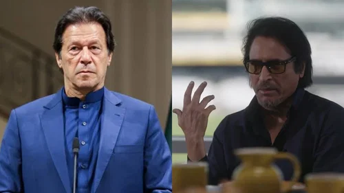 Imran Khan and Ramiz Raja