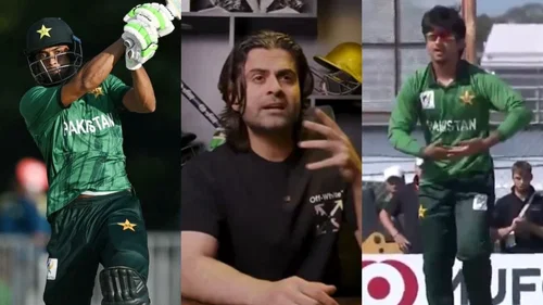 Hasan Nawaz, Ahmad Shahzad and Saim Ayub