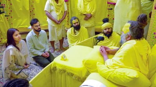 Virat Kohli and Premanand Maharaj