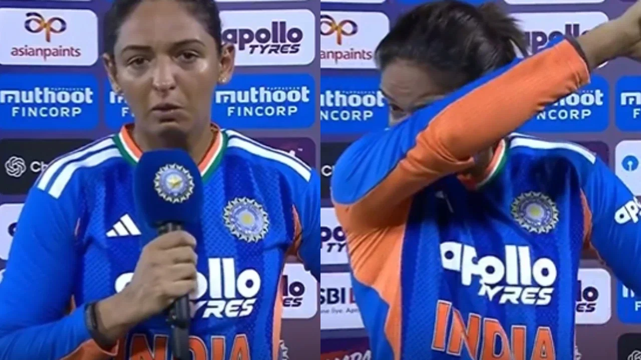 Watch: Harmanpreet Kaur breaks down in tears during interview after quitting India captaincy