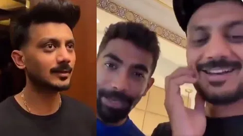 Axar Patel and Jasprit Bumrah