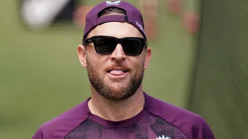 England head coach Brendon McCullum