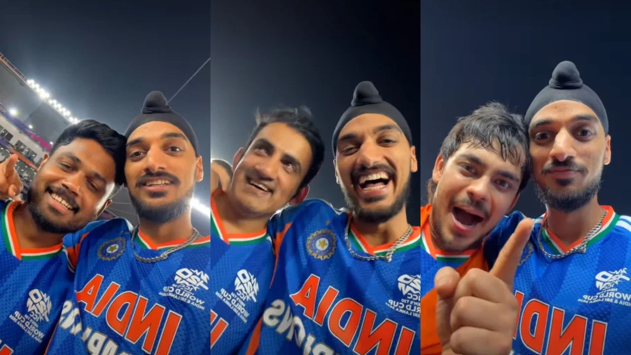 Arshdeep Singh&rsquo;s post-triumph reels go viral: Sanju Samson trolled, Gautam Gambhir&rsquo;s smile steals show