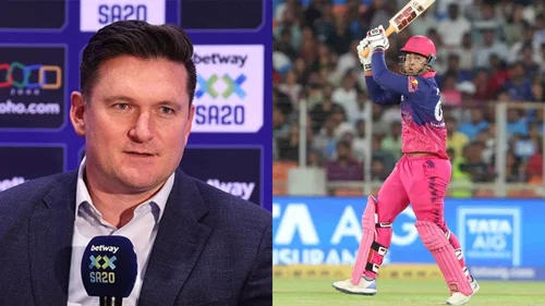 Graeme Smith and Vaibhav Sooryavanshi