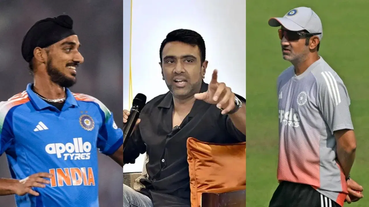 Arshdeep Singh, Ravichandran Ashwin and Gautam Gambhir