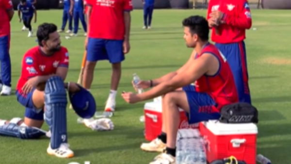 Arjun Tendulkar and Rishabh Pant