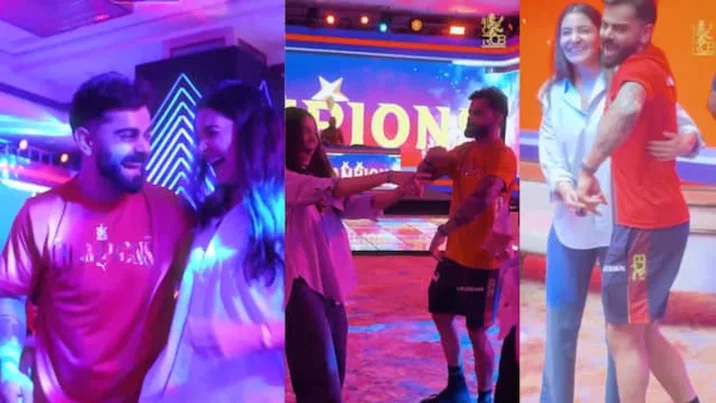 Virat Kohli rules the dance floor with Anushka Sharma