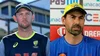 Josh Hazlewood and Stephen Fleming