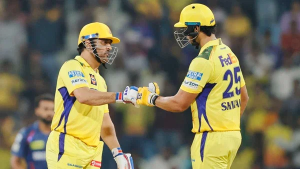 MS Dhoni and Shivam Dube