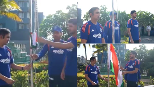 Shubman Gill hoists Tricolour in Galle