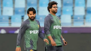 Imam-ul-Haq and Mohammad Rizwan.