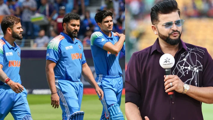 Virat Kohli, Rohit Sharma, Shubman Gill and Suresh Raina
