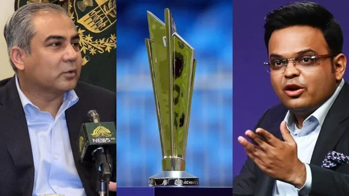 Pakistan PCB boss Mohsin Naqvi, T20 World Cup and ICC chair Jay Shah