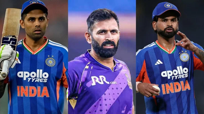 Suryakumar Yadav, Abhishek Nayar and Shreyas Iyer