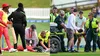 Zimbabwe batter collapses after brutal bouncer