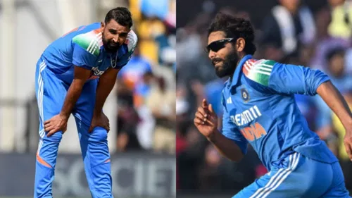 Mohammed Shami and Ravindra Jadeja