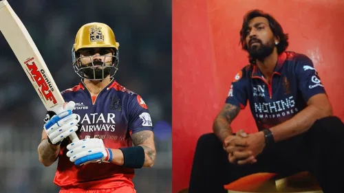 Virat Kohli and Krunal Pandya