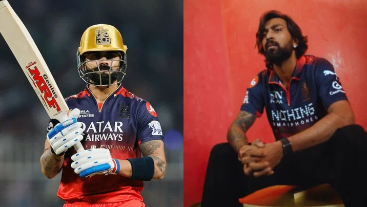 Virat Kohli and Krunal Pandya