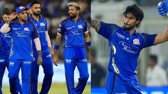 Suryakumar Yadav, Hardik Pandya and Tilak Varma
