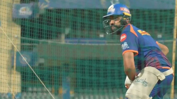 Rohit Sharma back at nets