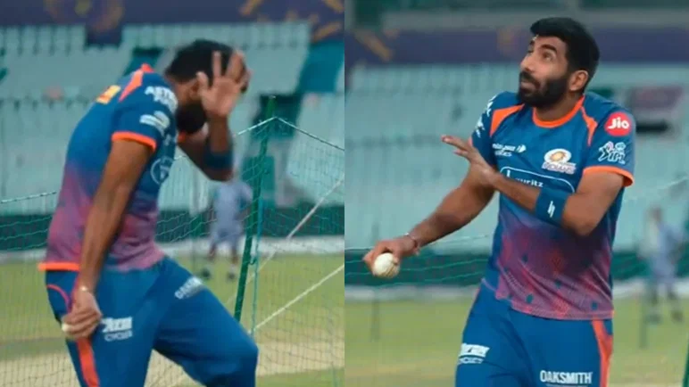 Jasprit Bumrah nearly suffers freak injury in Kolkata