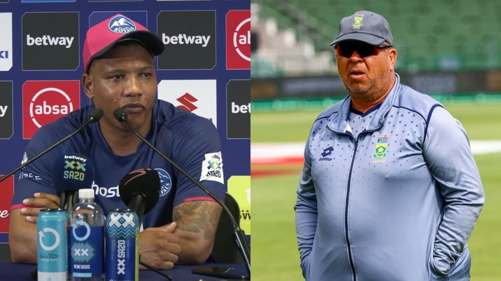 Ottneil Baartman and Shukri Conrad. (Image Credit: X)