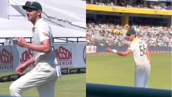 Mitchell Starc and Josh Hazlewood loses his cool