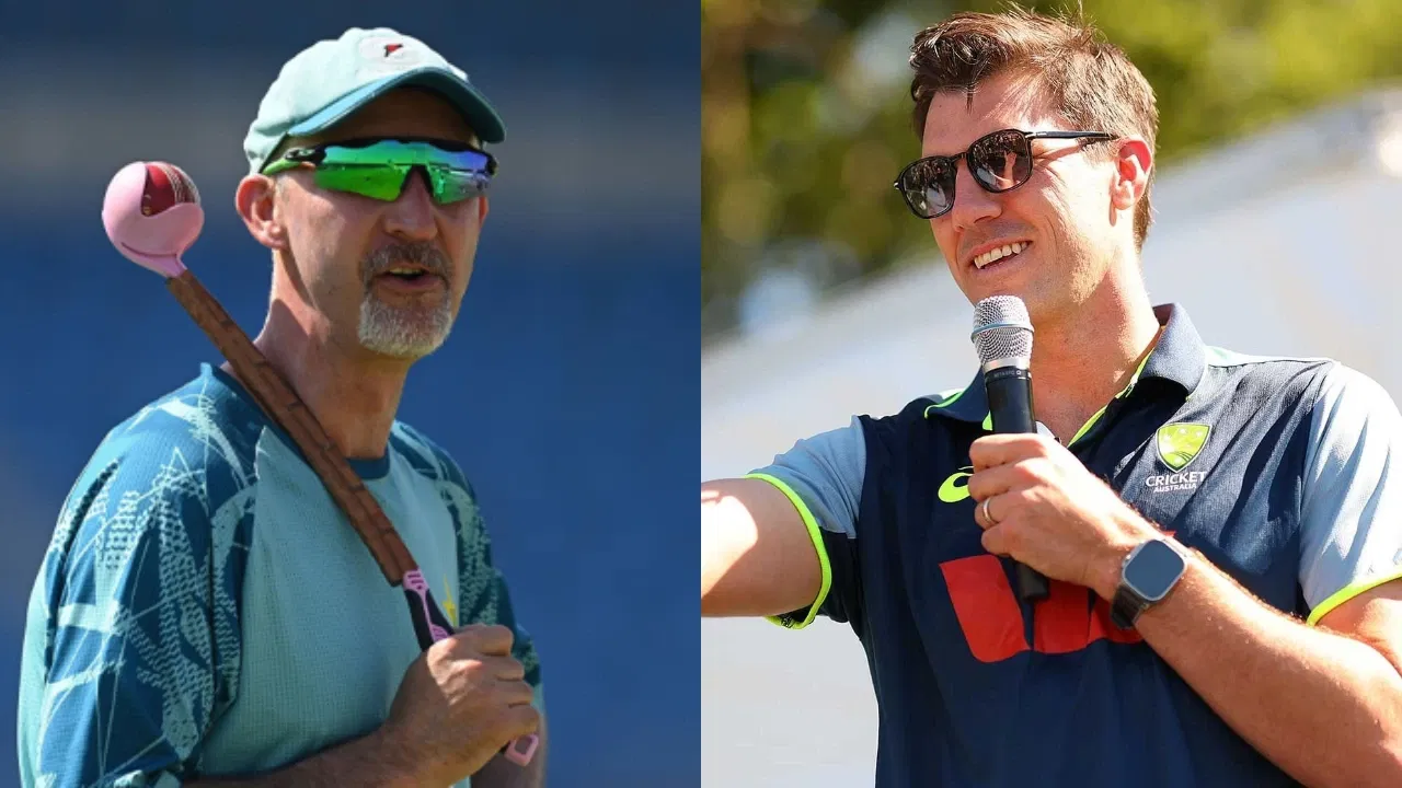 Jason Gillespie and Pat Cummins