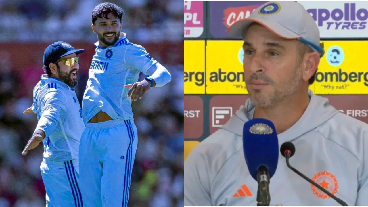 Rohit Sharma, Nitish Kumar Reddy and Ryan ten Doeschate