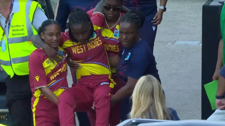 Deandra Dottin gives West Indies injury scare