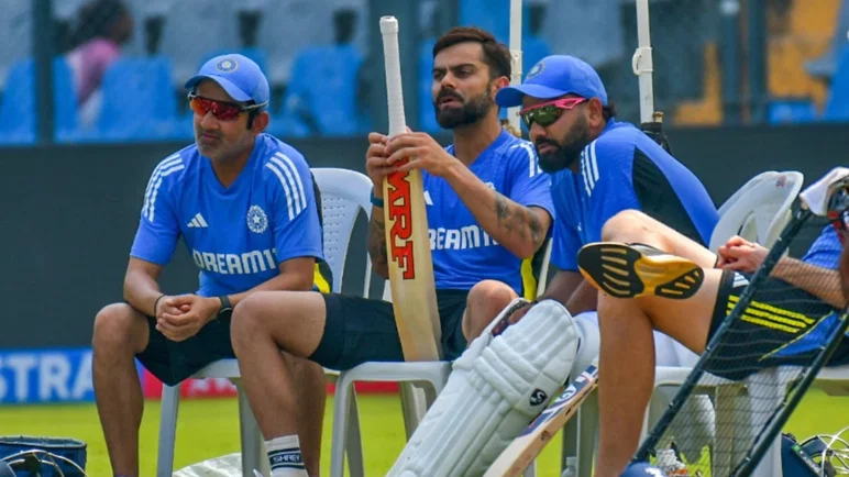 Gautam Gambhir, Rohit Sharma and Virat Kohli