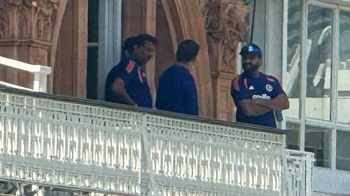 Gautam Gambhir with Rohit Sharma at Lord's