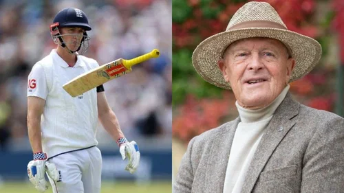 Harry Brook and Geoffrey Boycott