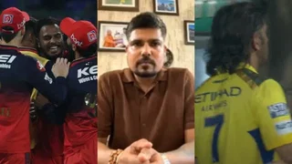 RCB, Karn Sharma and MS Dhoni of CSK