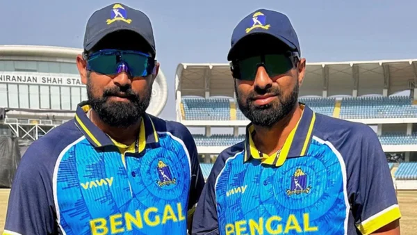Mohammed Shami with his brother