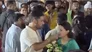 MS Dhoni with Sakshi