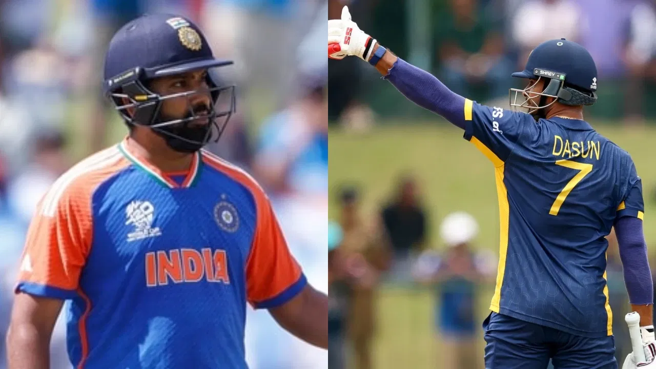 Rohit Sharma and Dasun Shanaka