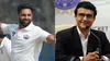 Auqib Nabi and Sourav Ganguly