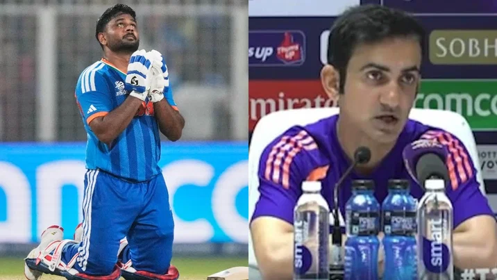 Sanju Samson and Gautam Gambhir
