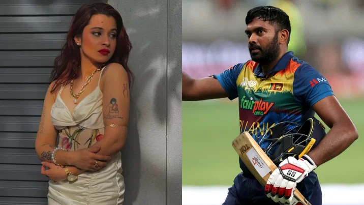 Harshi Rasanga and Sri Lanka cricketer Bhanuka Rajapaksa