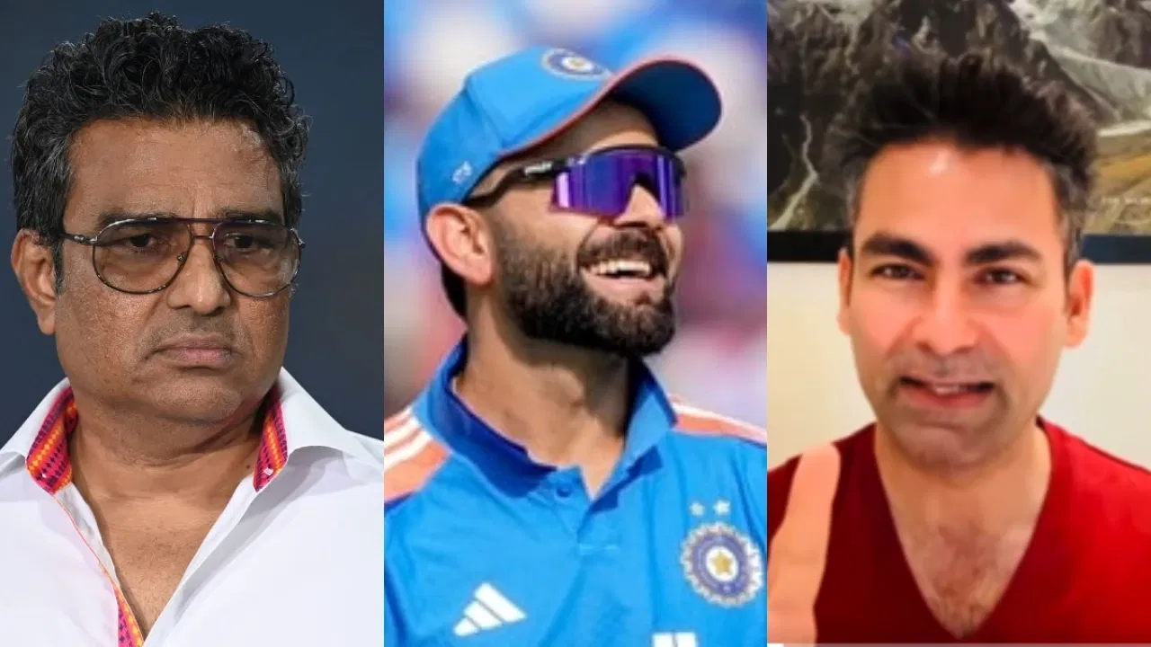 Sanjay Manjrekar, Virat Kohli and Mohammad Kaif