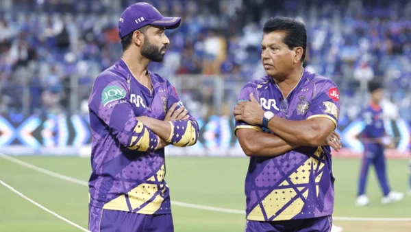 Ajinkya Rahane and Chandrakant Pandit